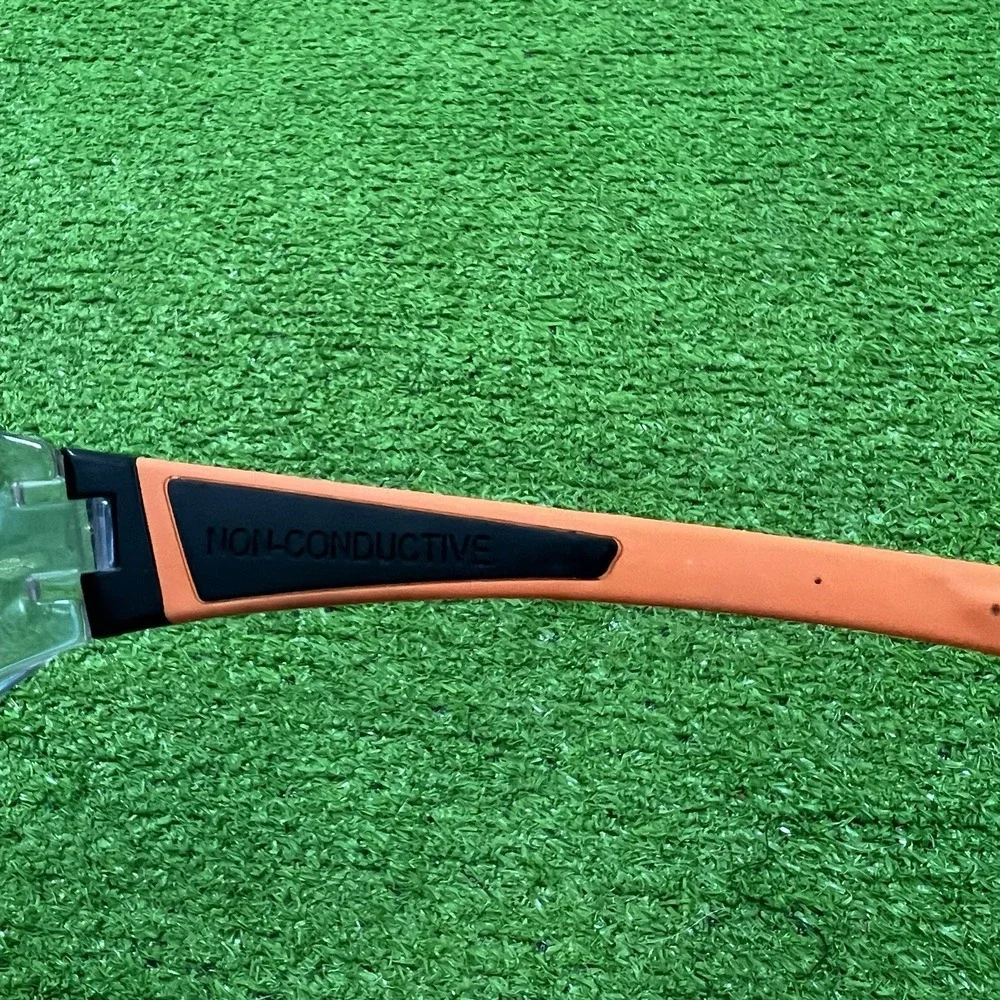 Hudson H5 Safety Glasses‎ Clear Orange ANSI Z87.1+ impact Rating Electrician